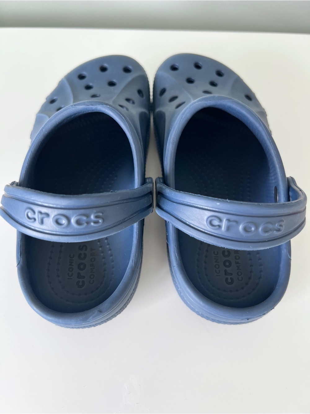 EUC Navy Blue Crocs Clogs - 11 - Picture 6 of 9